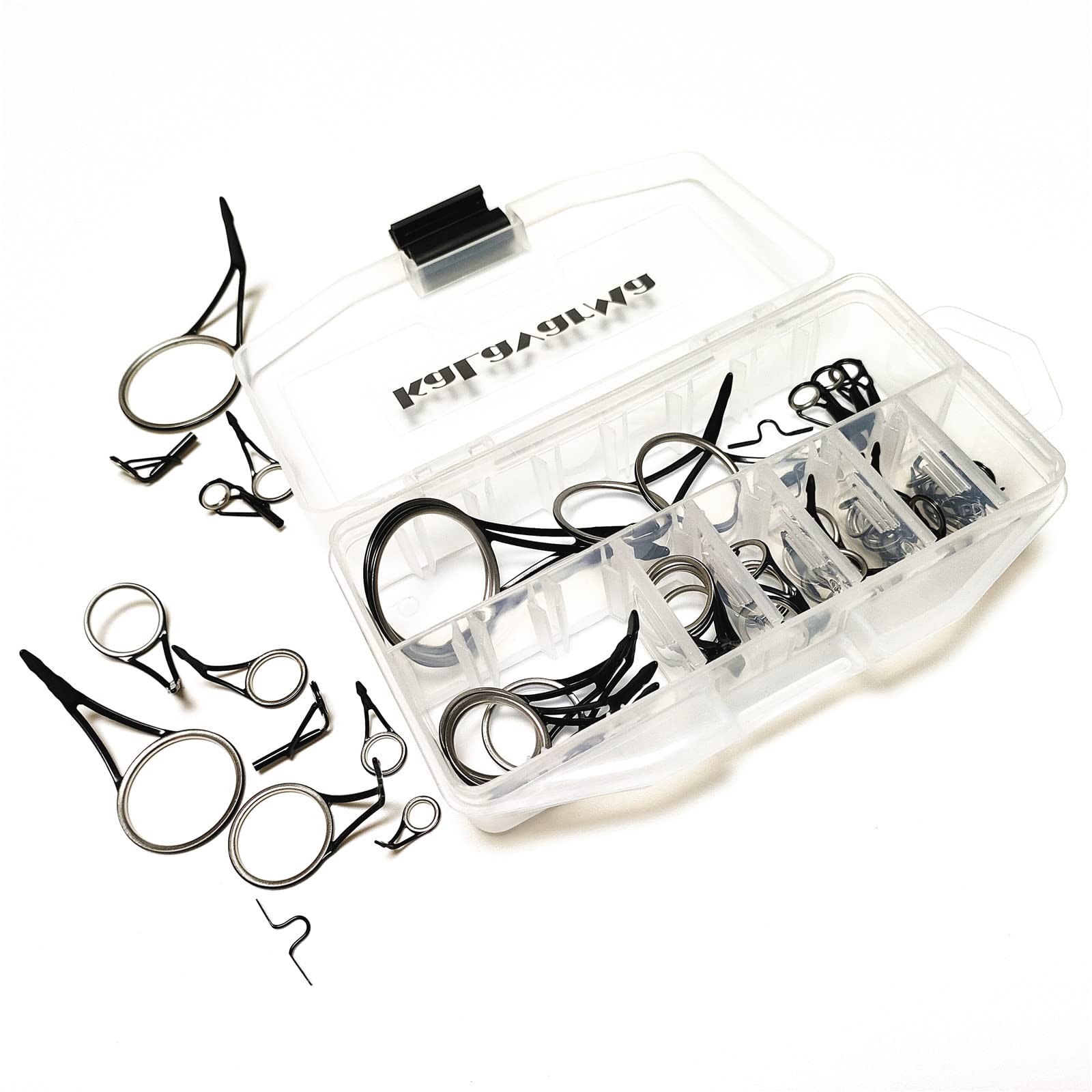 Minima Rings one Piece Stamped Frame Guide Fishing Rod Repair Kit Guide Tip T…