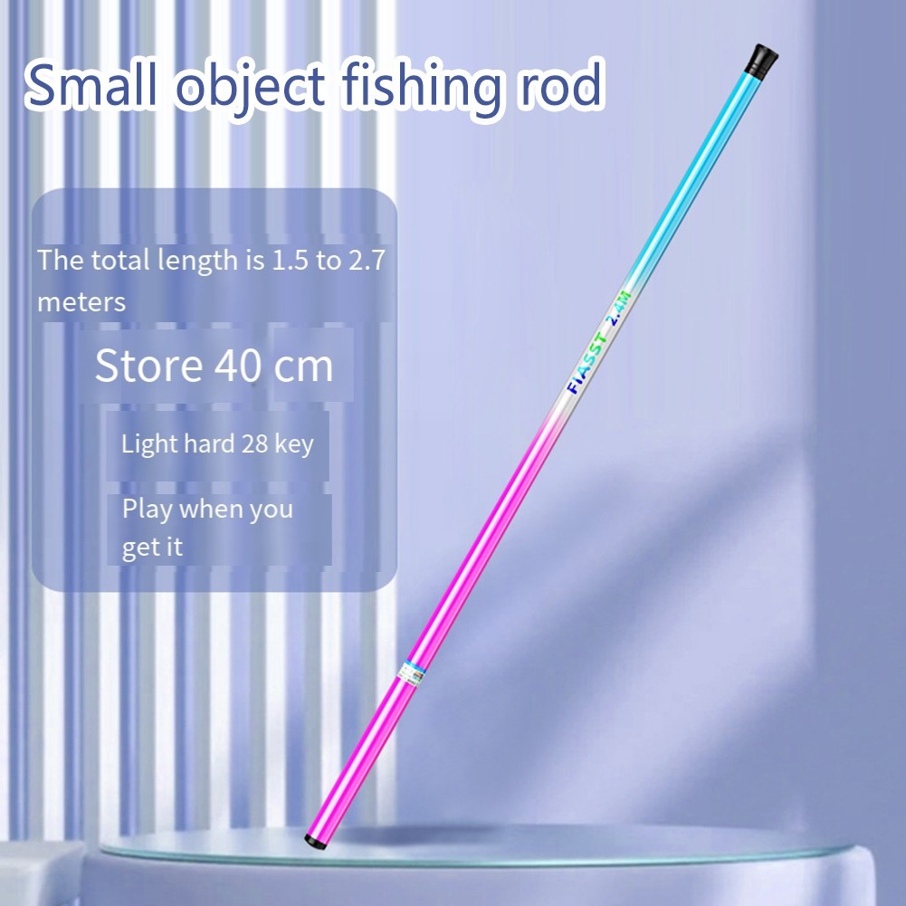 Portable 1 5 2 7m Fishing Rod with Carbon Fiber Construction and Storage