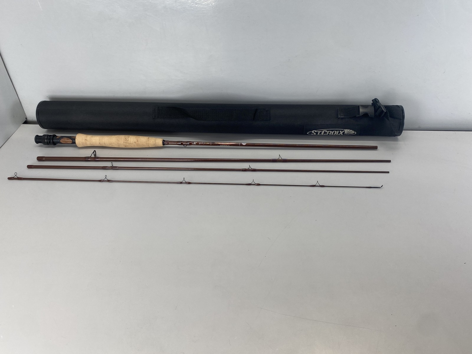 St.Croix Fly Rod IU865.4 8’6 Line Size 5- Brown