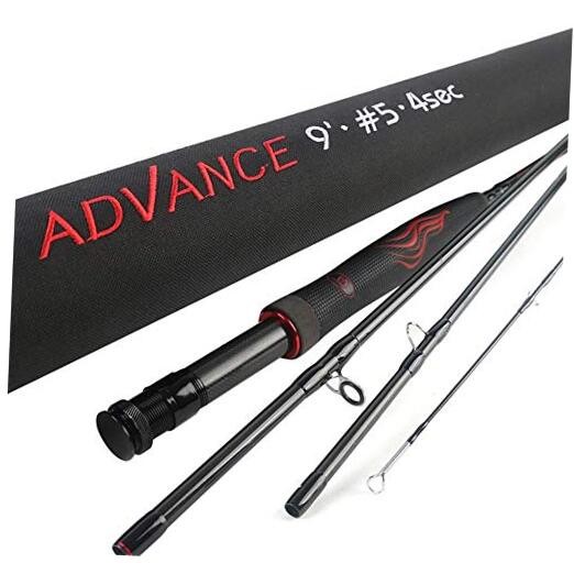 Maxcatch Advance Fly Fishing Rod 5/6/8wt 9FT Super Light Fast 9ft 5wt 4sec