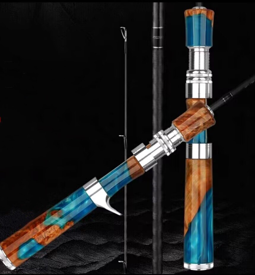 5.41FT Fishing Rod 1.65m Spinning Casting Rods Carbon Fiber Rod Lure 1.5-7g Pole
