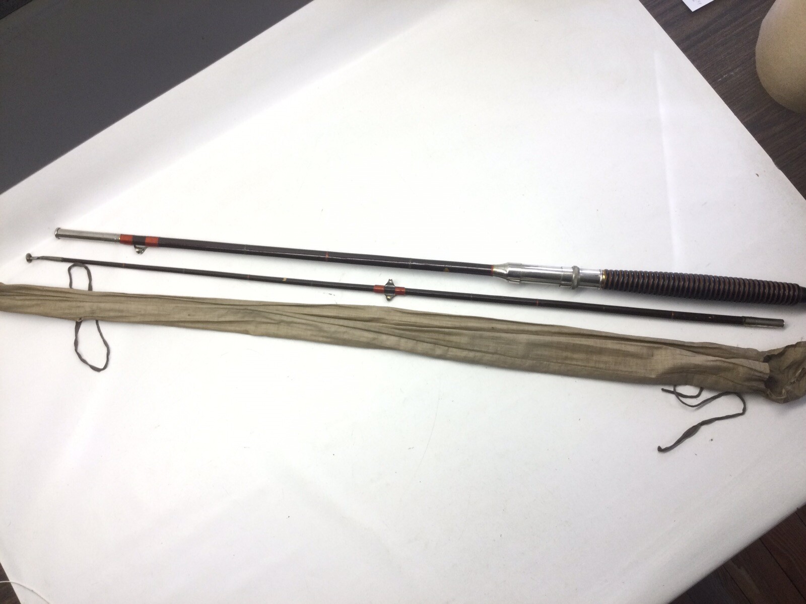 Montague Flash Two Piece Bait Casting Fishing Rod With Original Cloth Bag