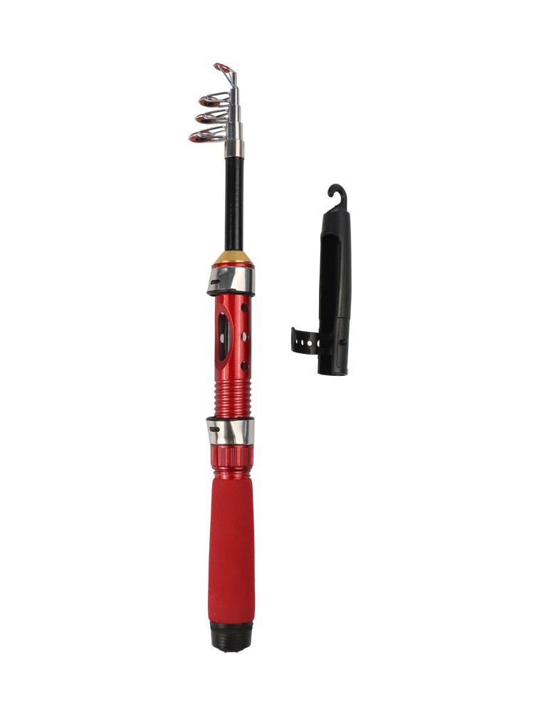 Telescopic Folding Fishing Rod for Compact Storage and Easy Transport