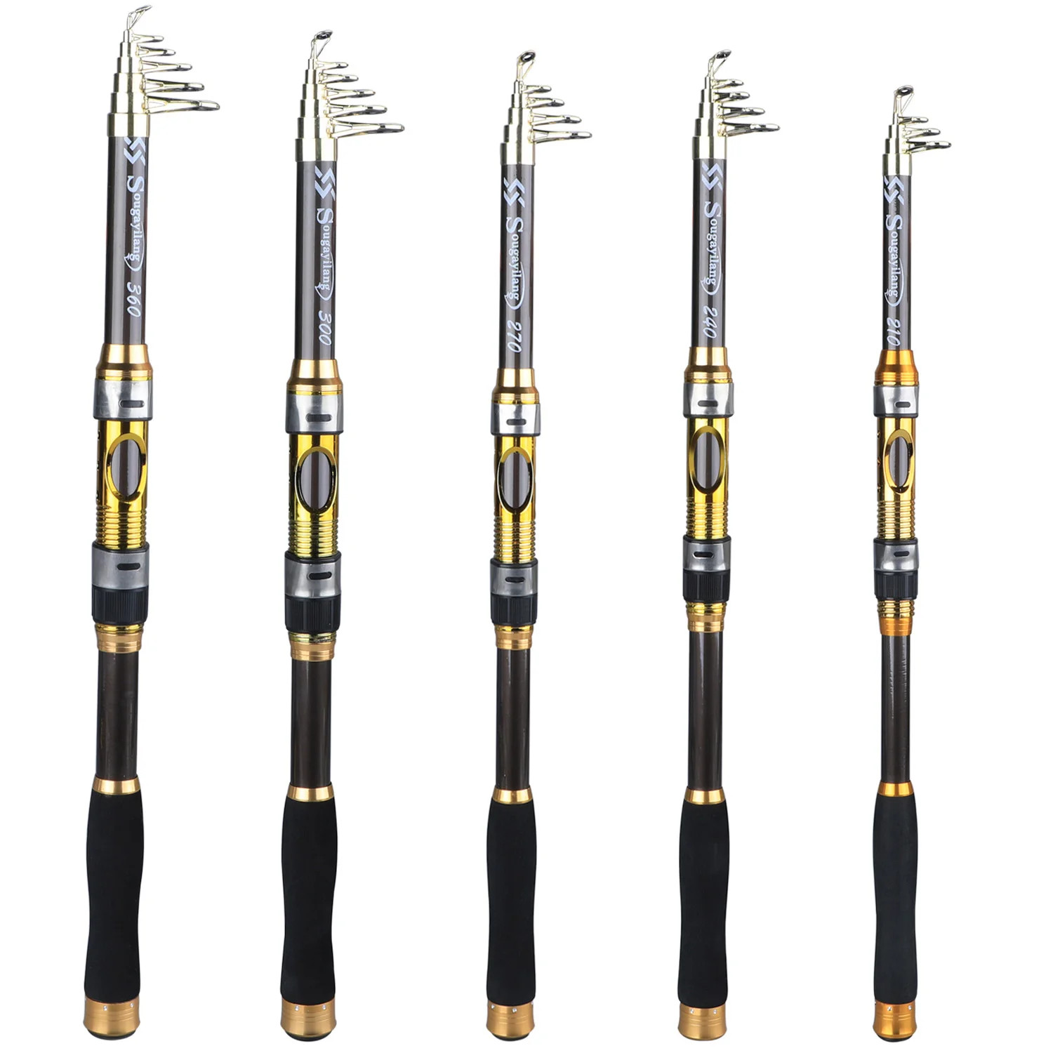 2.1M3.0M Spinning Fishing Rod Carbon Fiber EVA Handle Ultralight Carp Rod Fishin