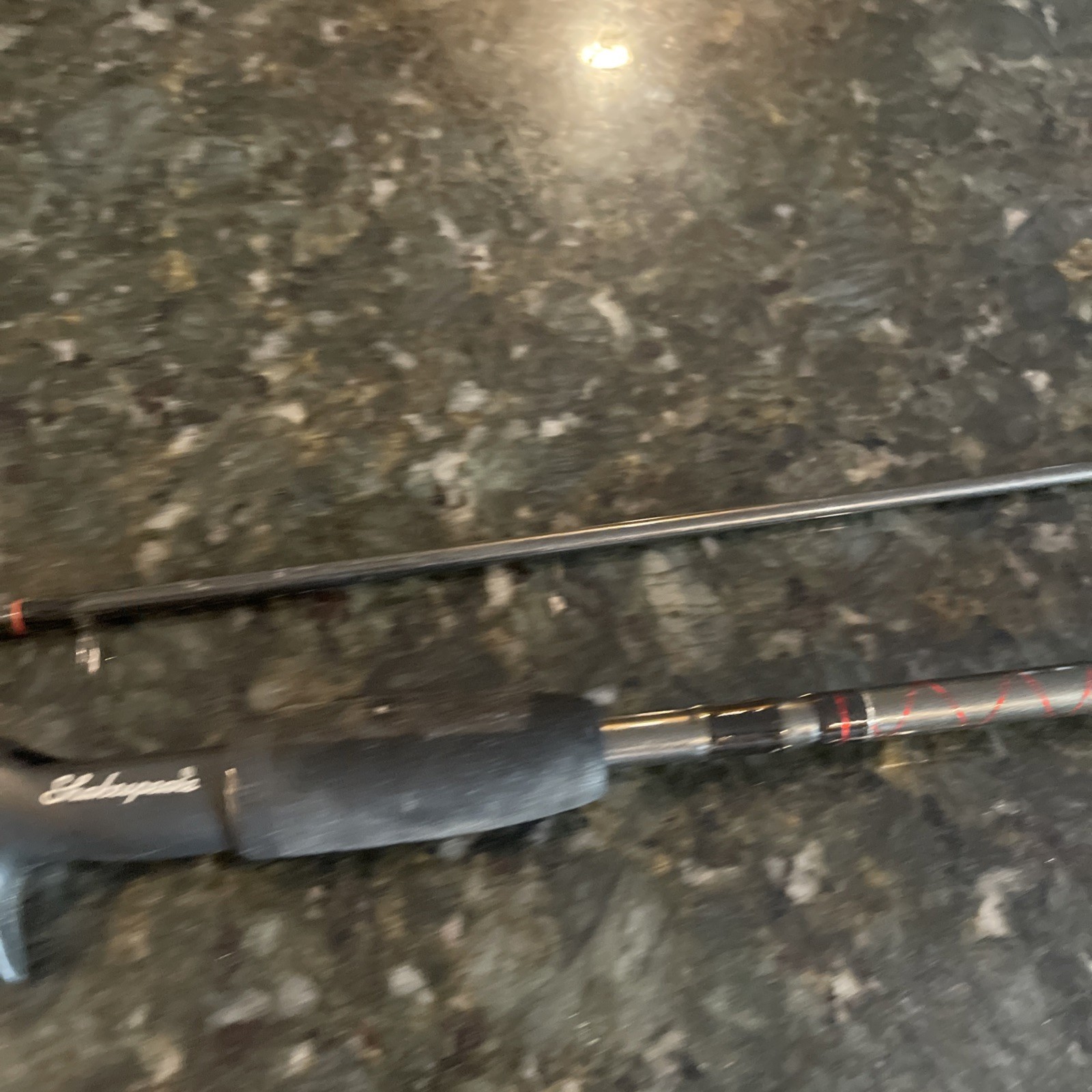 Shakespeare Alpha ALP 60 2M medium 6′ casting rod 6-12 Lb Line 2 Pc Rod
