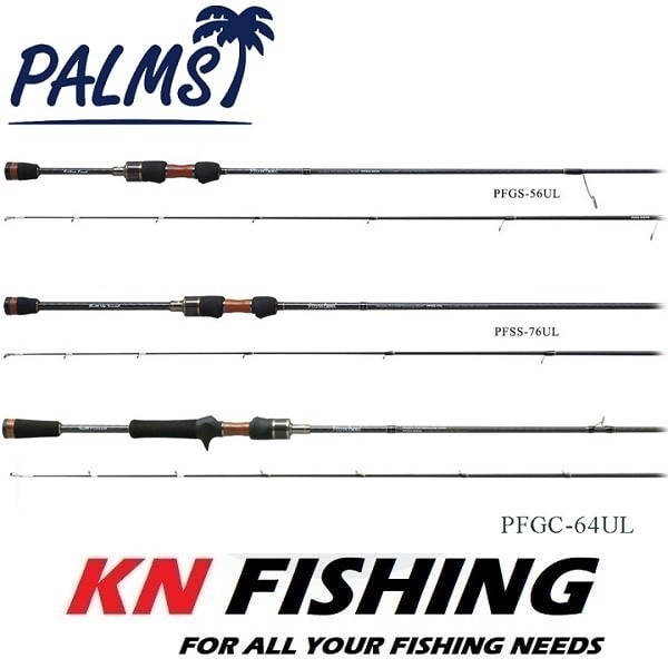 PALMS PINWHEEL 76UL Super Light LRF Spinning Rod 2.29m 0.4-5gr