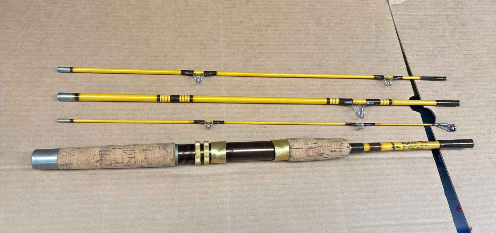 Eagle Claw Trailmaster #M4TMS 6 1/2 Fly Spinning Rod 4 Piece