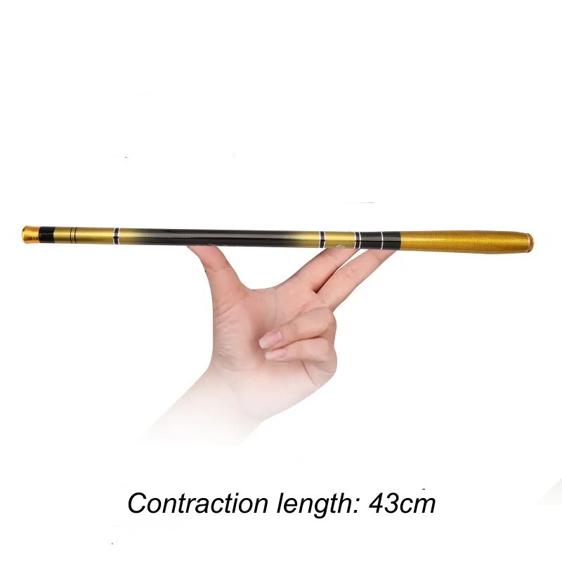 Carbon Fiber Fishing Rod Telescopic Fishing Rod Hard Pole Stream Freshwater Carp