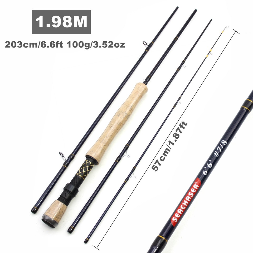 Fishing Rod 7ft Carbon Fiber Spinning Ultra-Light High Sensitivity Fast Action