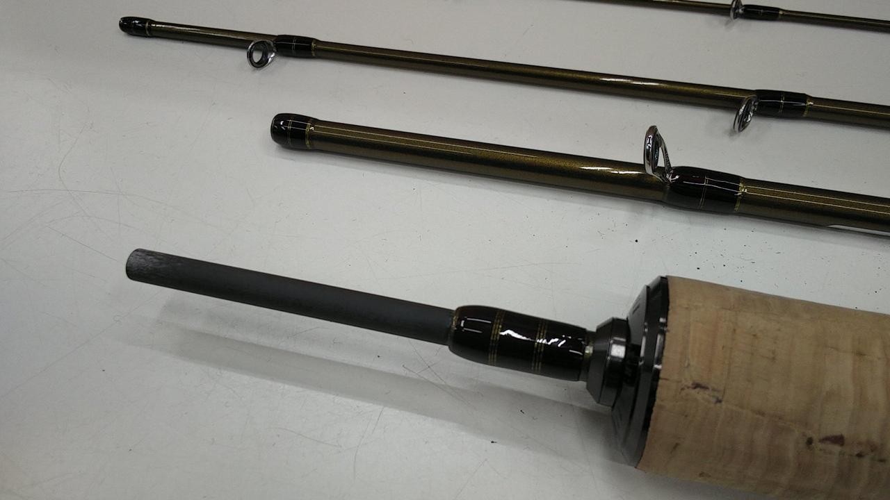 Smith TRMK-C394UL Trout Fishing Rod 3’9″ (35.5cm), 4-Piece, 2-7g Lure