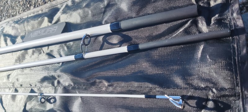 Nomura Kuro Revenge 3 Piece Lure Spin Fishing Rod 2.74m / 9ft 7-28g