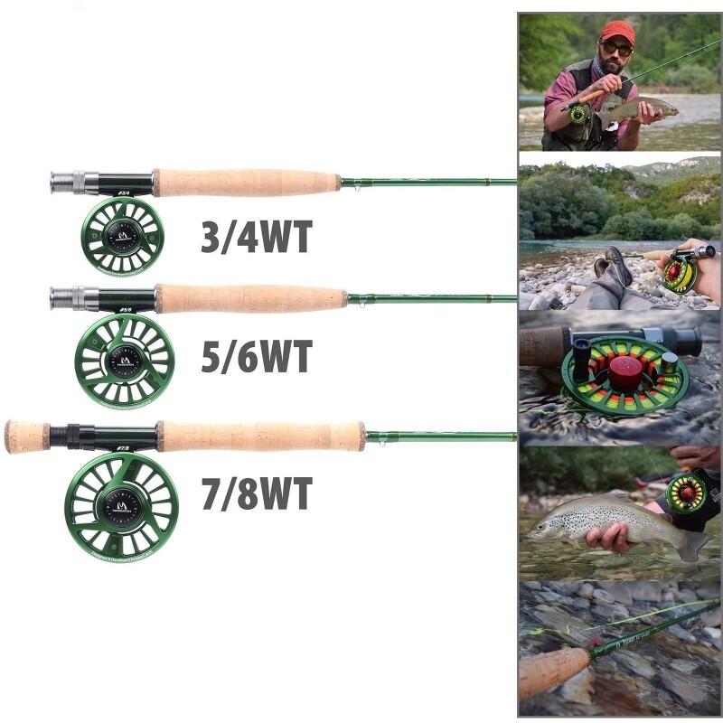Fly Fishing Combo: Premier Fly Fishing Rod, Avid Fly Reel and Rod Case