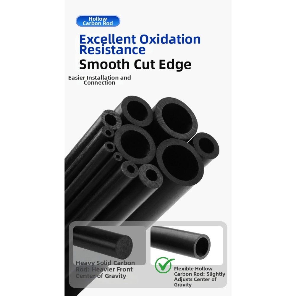 Fishing Rod Modification Carbon Fiber Tube Ferrule Sleeve Deformation Resistant