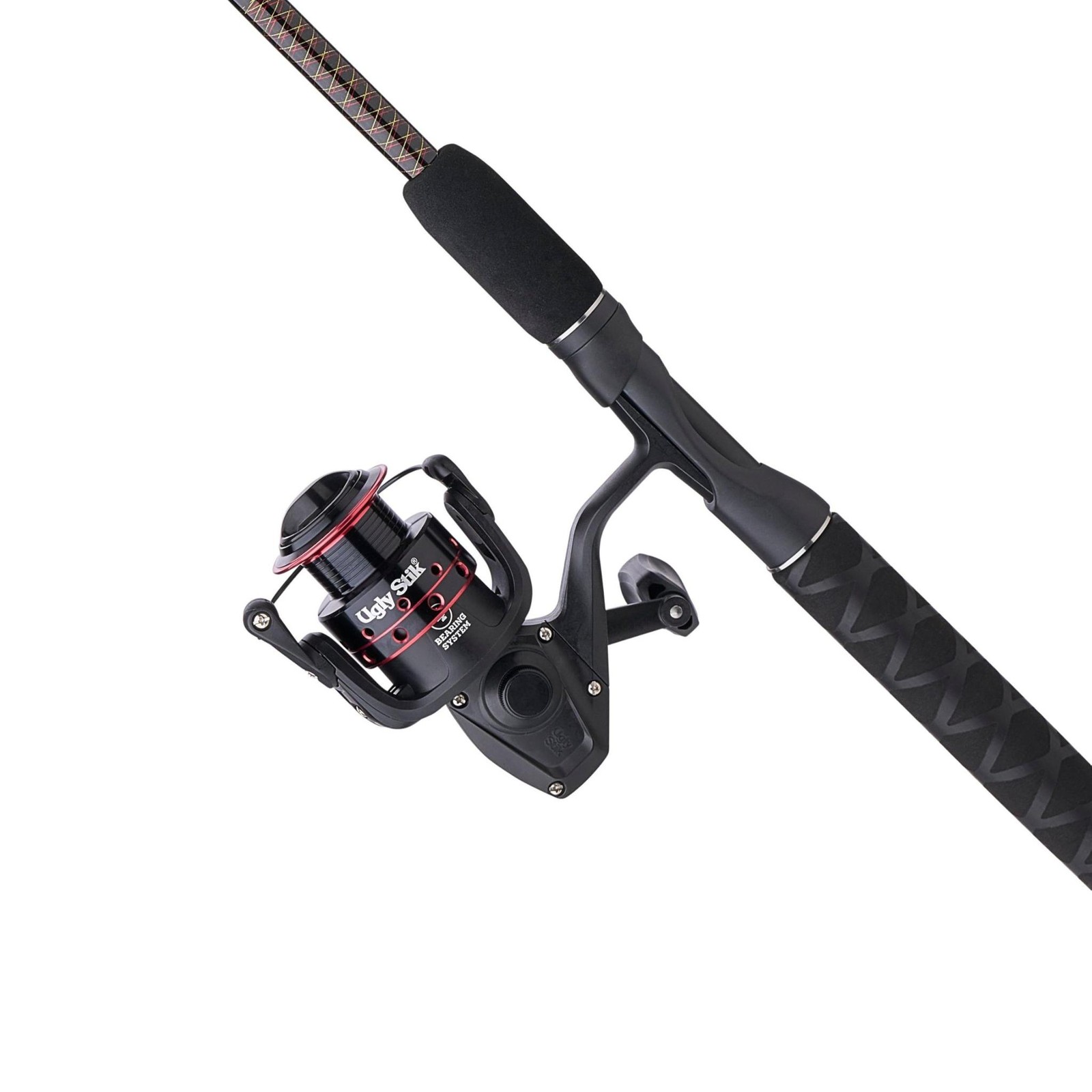 Ugly Stik GX2 Spinning Reel and 6′ Fishing Rod Combo, 2-Piece, Graphite and Fibe
