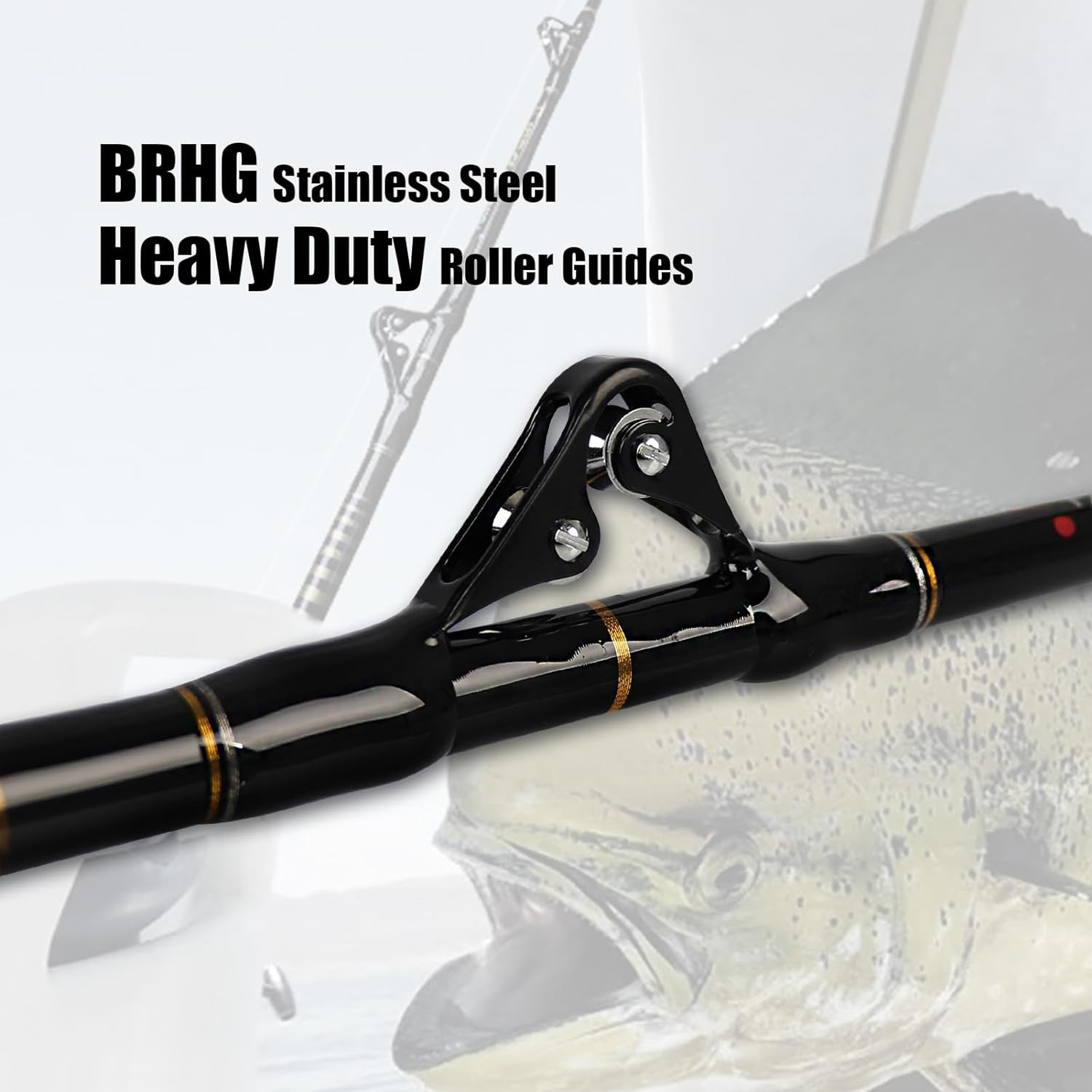 Big Game Trolling Rod Saltwater Offshore Conventional Boat 6 Feet Fishing Pole