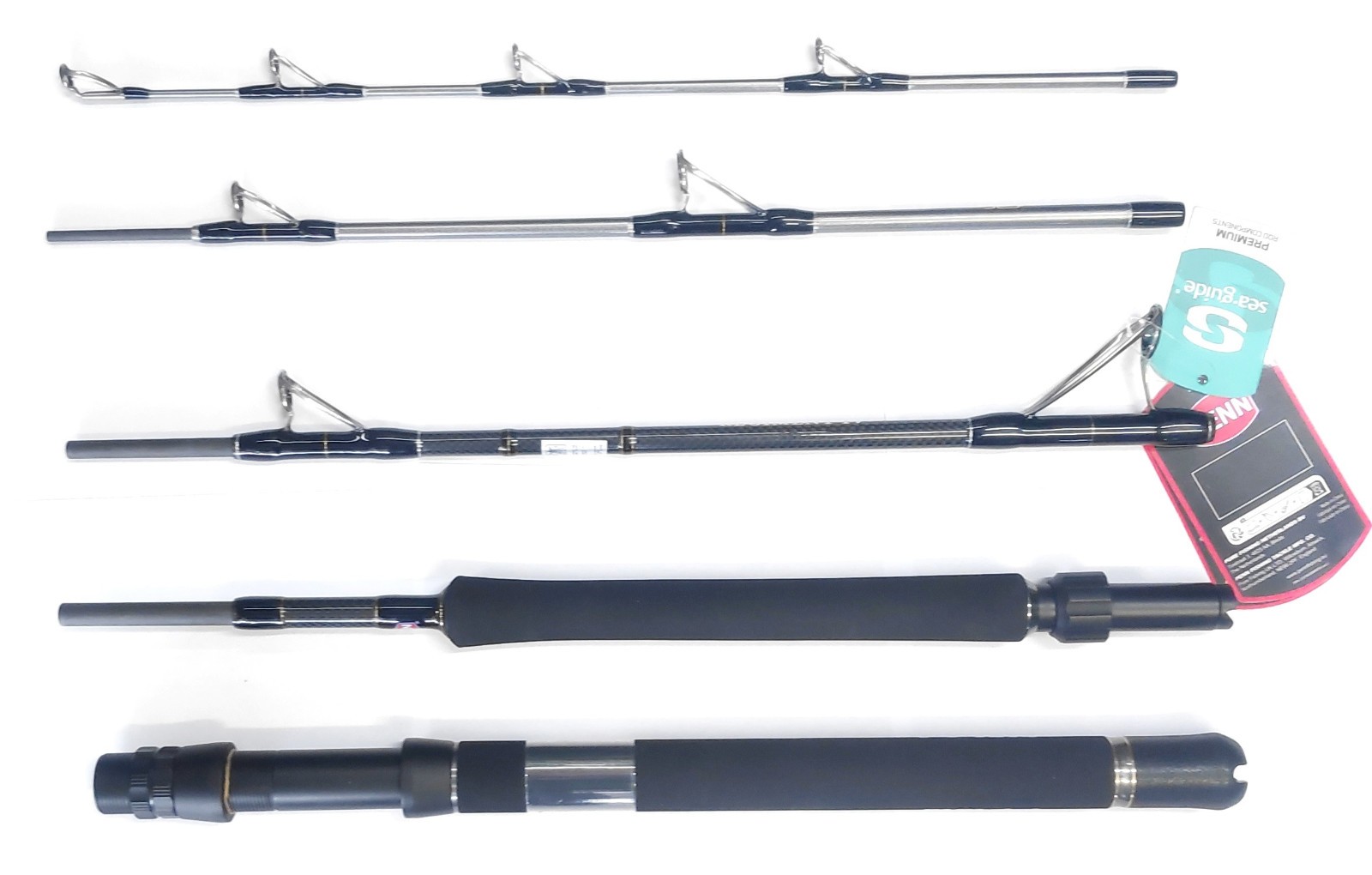 Penn Regiment lV 5-Piece 7` Travel Boat Rod 20-30lb or 30-50lb +Travel Case