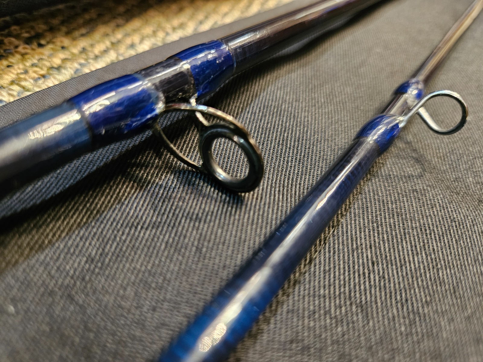LOOP Blue Line 10′ #7 3pc Fly Fishing Rod Blueline with bag and tube
