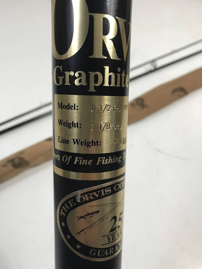 ORVIS GraphiteRod POWER HOUSE 8 1/2ft, 3 1/8oz, #8 Line 2-piece Fly Fishing Rod