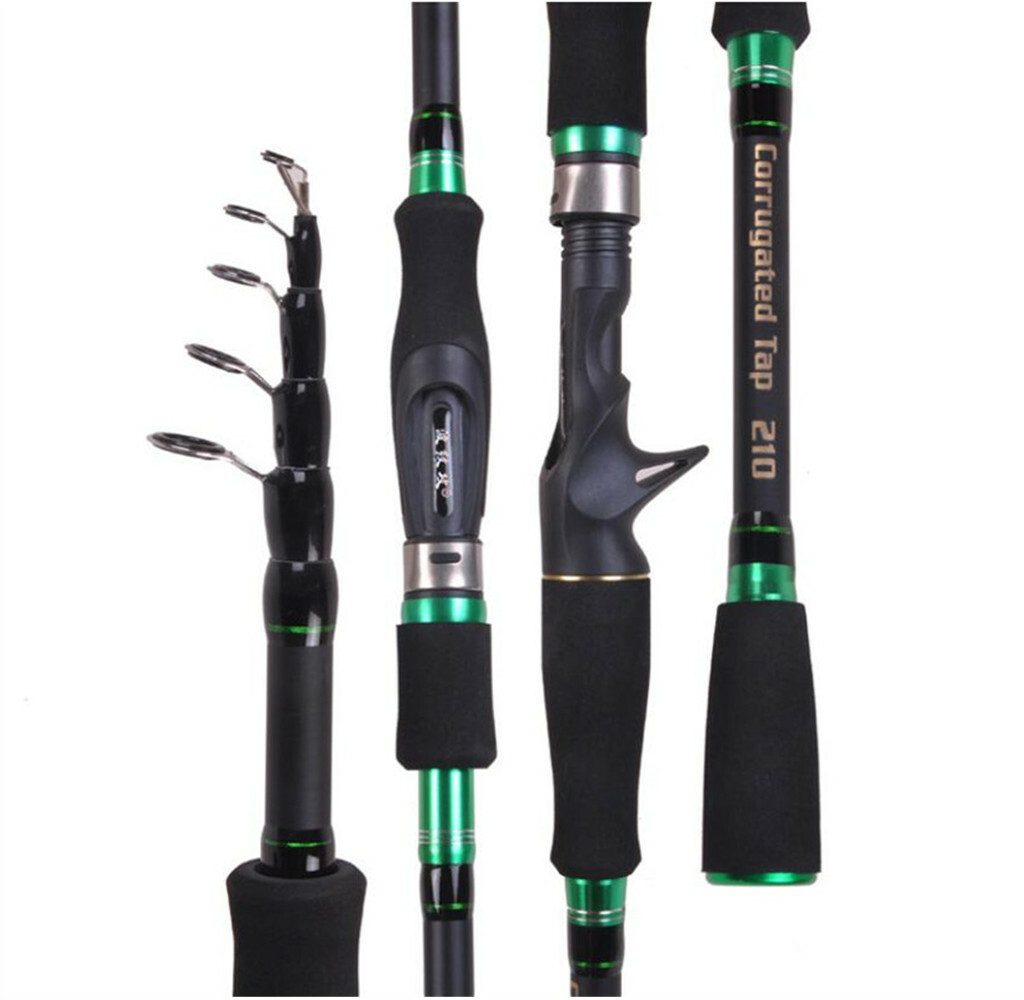 Telescopic Fishing Rod Carp Carbon Fiber Rod 1.8/2.1/2.4/2.7M Fishing Pole Trave