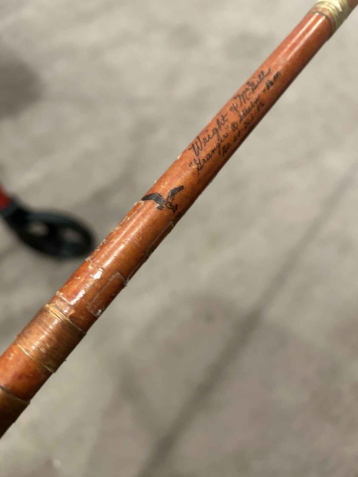 Vintage WRIGHT & McGILL Granger “Steelie” 2 Piece Spinning 8’6″ Rod Colorado US