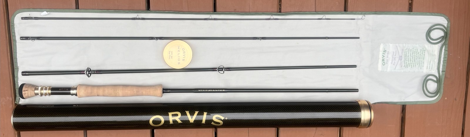 ORVIS Helios ZG , 9 weight , 9′ Length, 4 pc., Fly Rod OUTSTANDING Condition