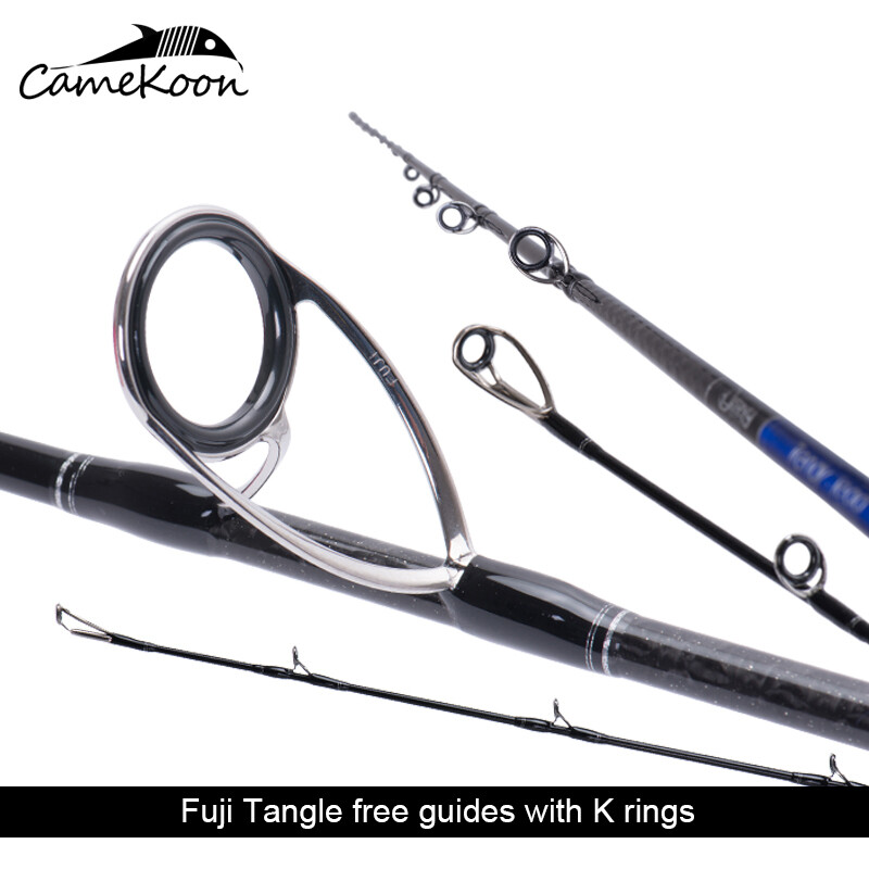 CAMEKOON 6’07”,6’23” Snakehead Bass Sea Fishing L M ML MH Power Slow Jigging Rod