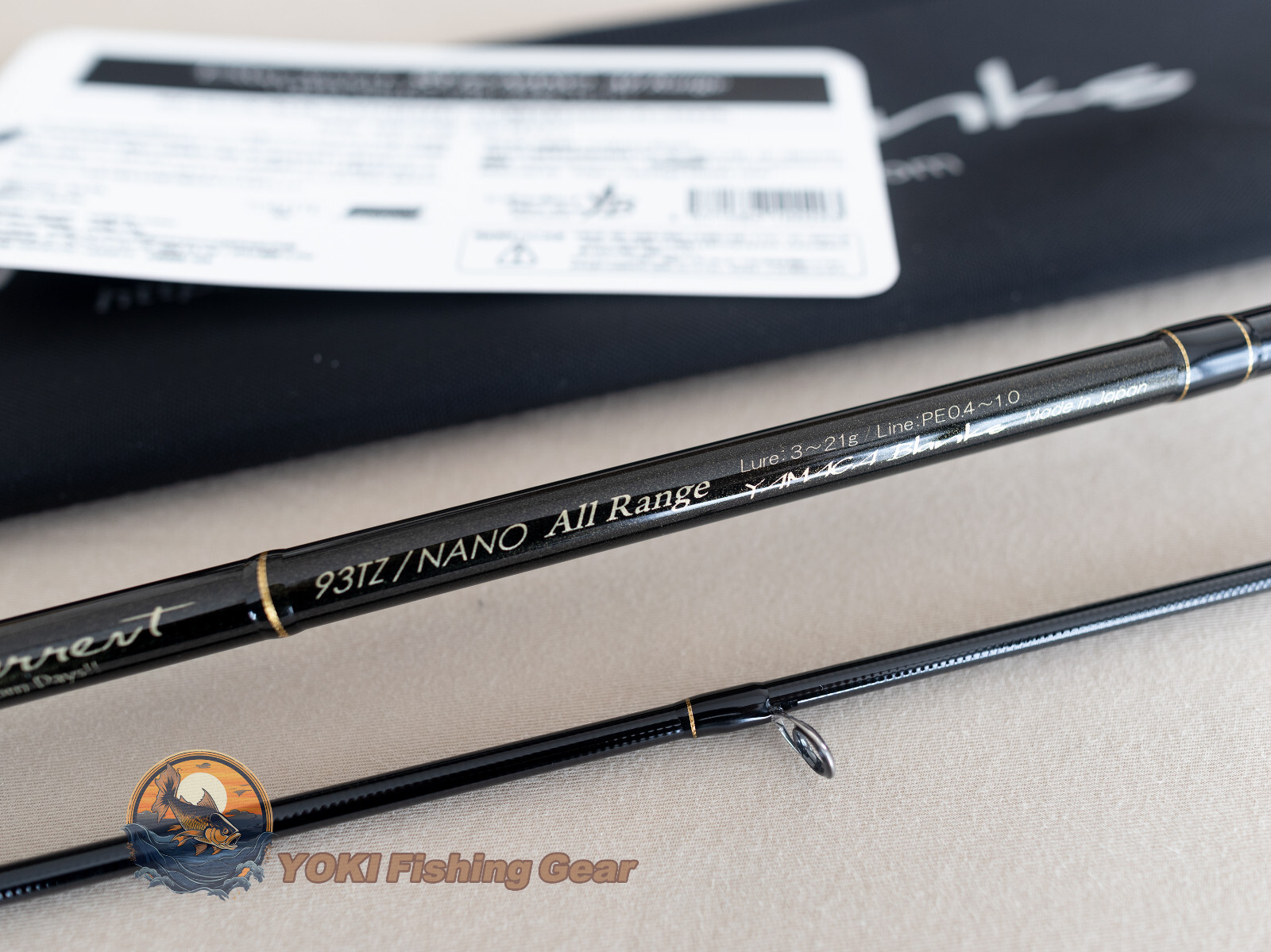 YAMAGA Blanks BlueCurrent 93/TZ NANO All-Range Rod A3-Watch Product Video