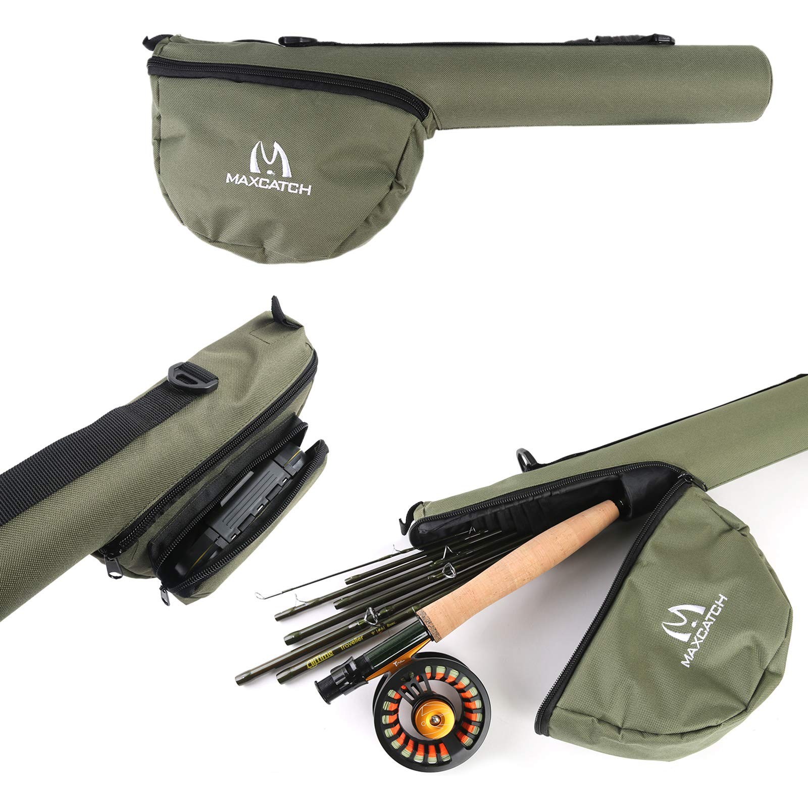 M MAXIMUMCATCH Maxcatch Alltime Travel Fishing Rod-Ultra Compact for Backpack…