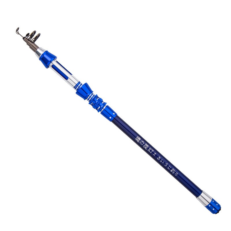 Small Portable Telescopic Titanium Alloy Fishing Rod Sea Pole Spinning Rod