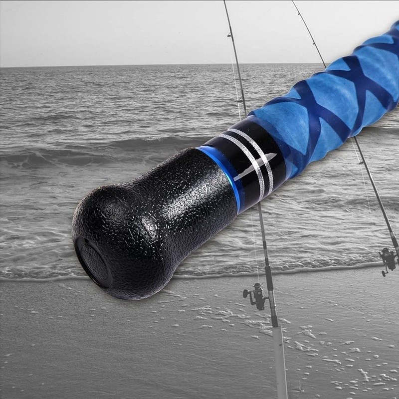 Surf Fishing Rod Carbon Fiber Travel Lightweight Durable Stainless Steel Guides