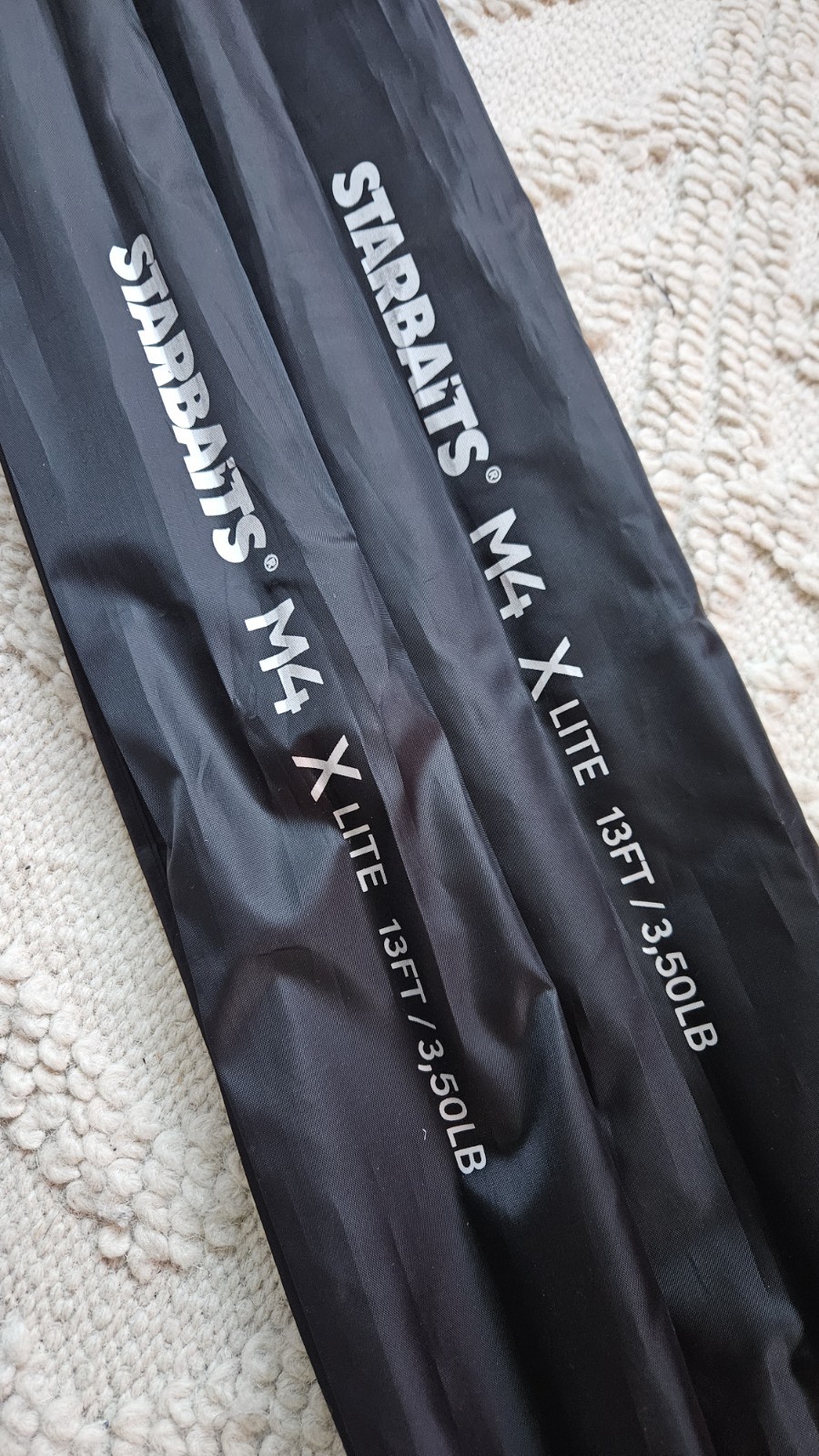2x Starbaits M4 x Lite 50mm 13ft 3.5lbs Carp Rods NEW