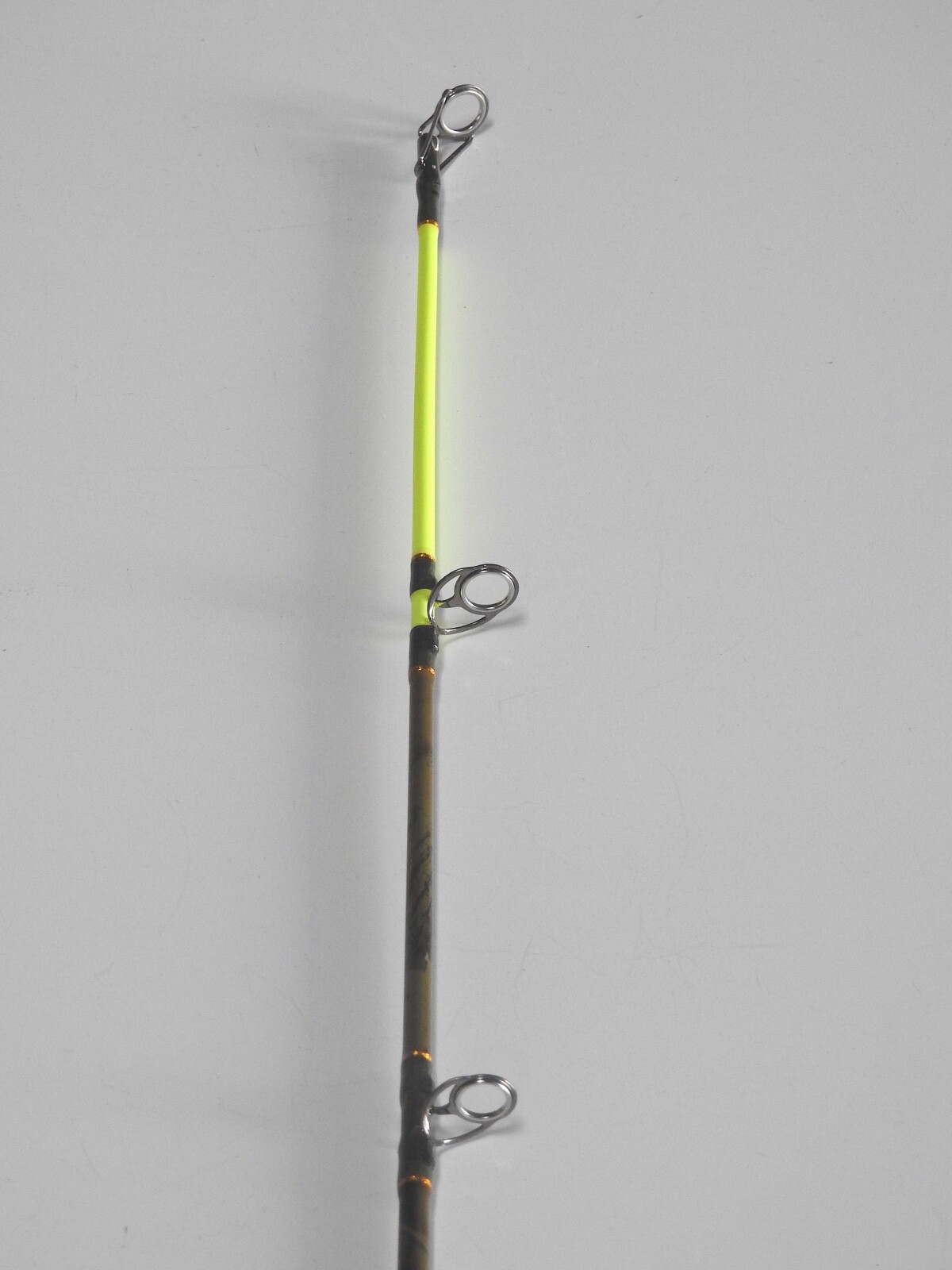 Camouflage Catfish Spinning Rod 9′ 2PC Cork Handle Glow Tip