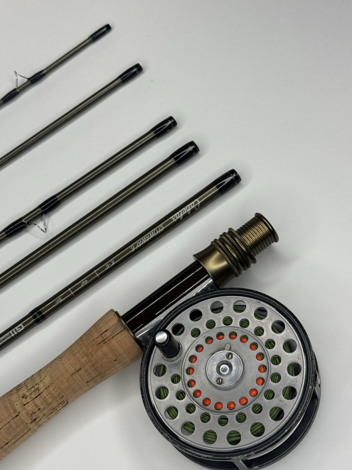 Hardy Bros The Lightweight and Cabela’s Stowaway Rod & Case , 6pc 4WT