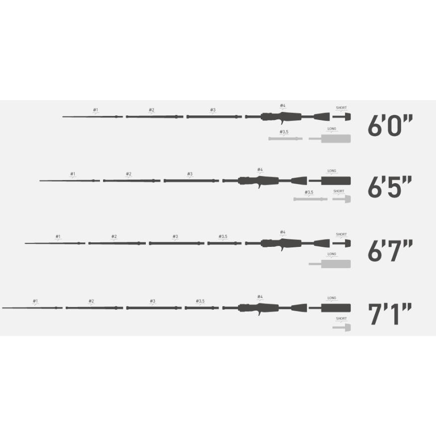 Tailwalk 25 OUTBACK C60/71ML-P4.5 Baitcasting Rod