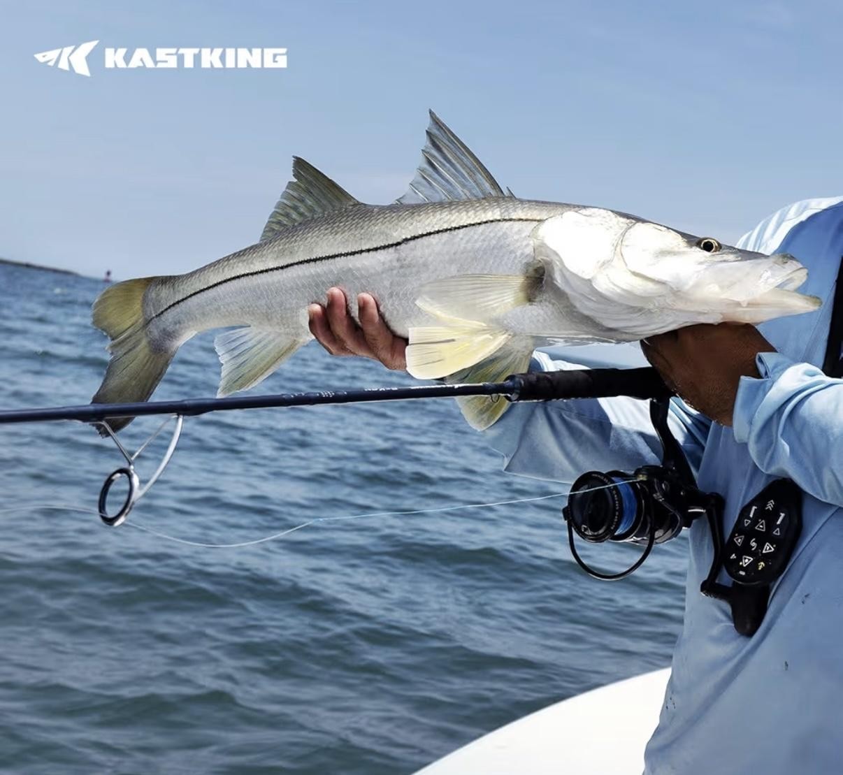 KastKing ReKon Saltwater Spinning Rod IM6 Carbon Graphite Blue EVA Grip 2-Piece
