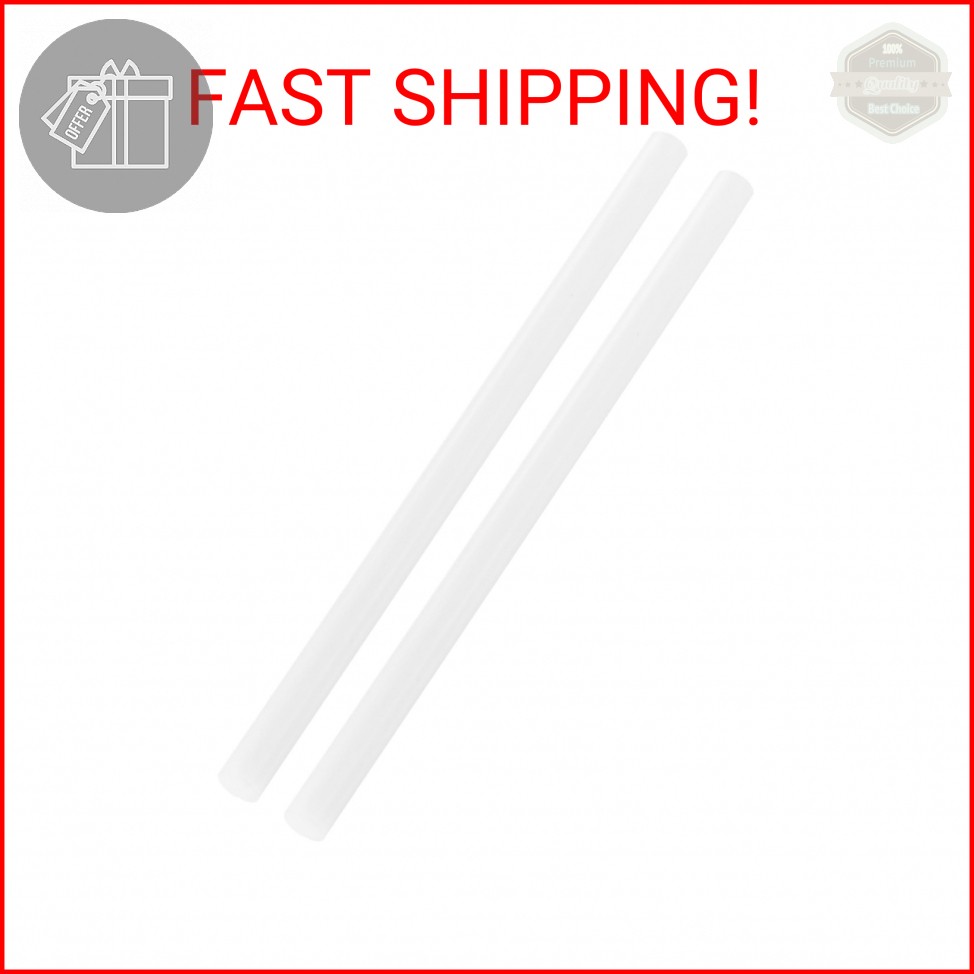 MECCANIXITY ABS Plastic Rod Round Solid Bar 10 mm x 200mm White for DIY Model Ma