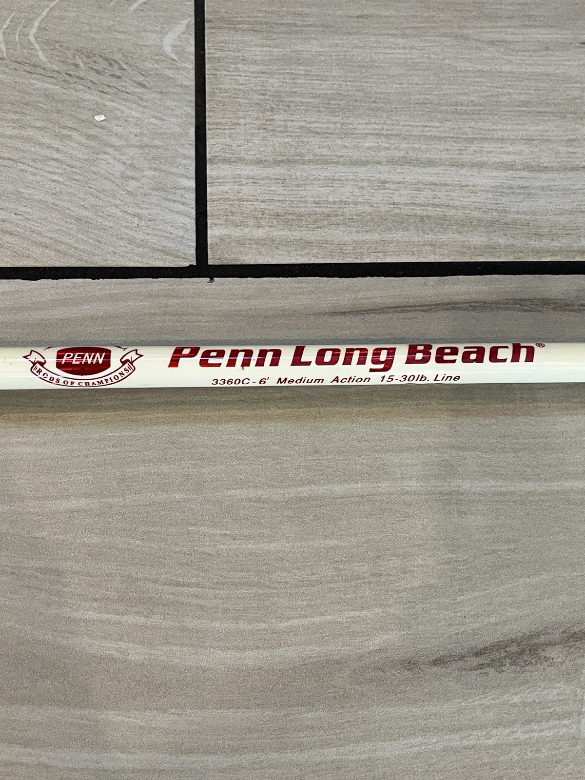 PENN Long Beach 3360C 6ft Medium Casting Rod 15-30lb Graphite 1pc