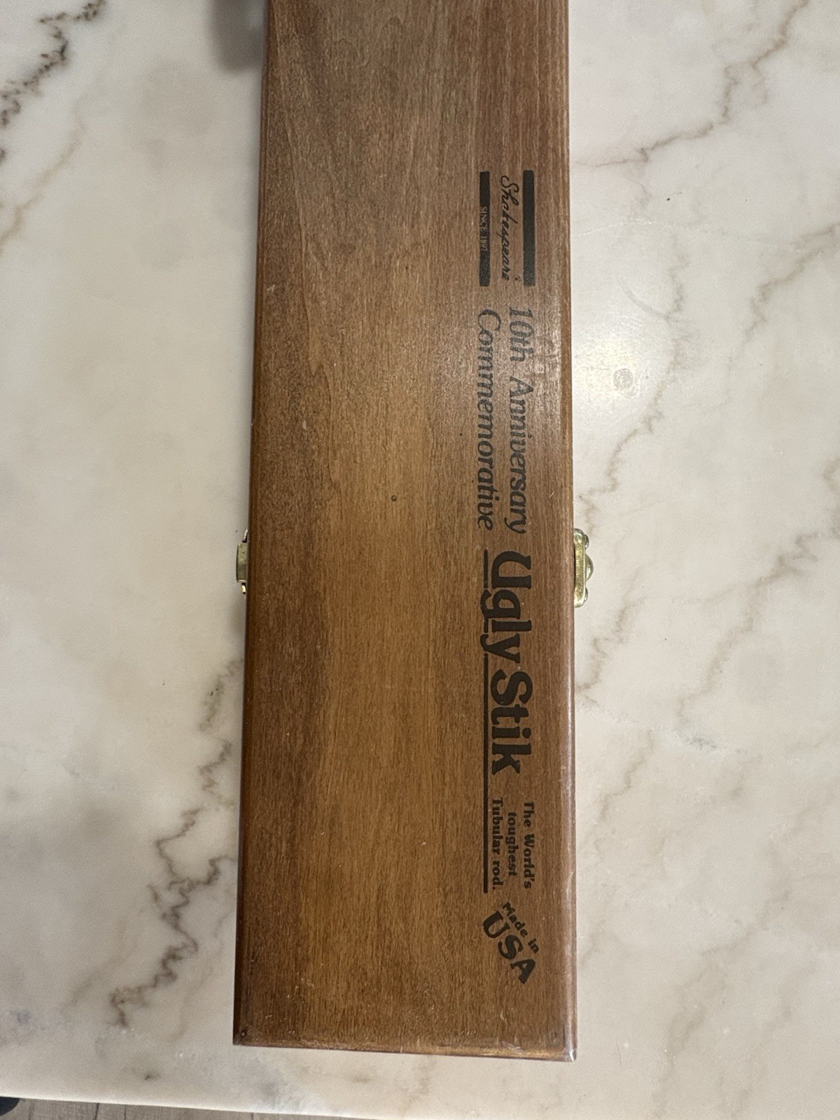 Shakespeare Ugly Stik 10th Anniversary Commemorative Fishing Rod w/ Wooden Case