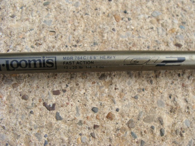 G-Loomis GL-2 Bait Casting Rod MBR 784C / 6’6″ Heavy – Fast Action