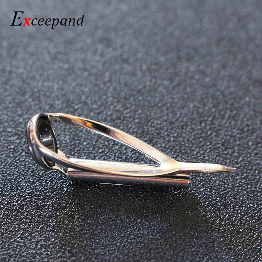 7 PCS Stainless Steel Frame Fishing Rod Guide Boat Rod Eye Line Ring for Repair