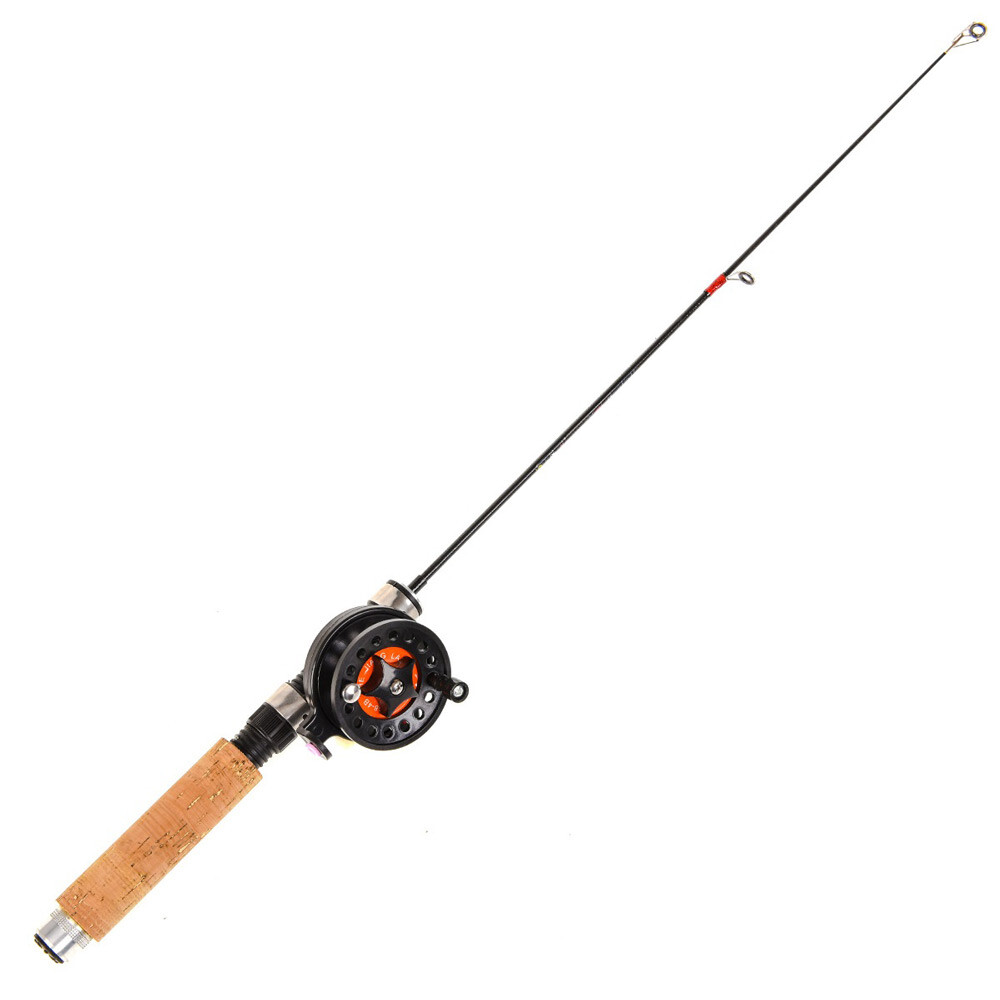 Telescopic Fly Fishing Rod and Reel Combo Kit Fishing Reel 4B and Fiberglass Rod