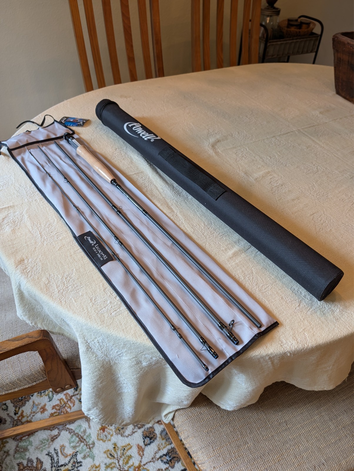 Powell Legacy XL 906-4 Fly Fishing Rod ( 9′ — 6wt — 4 Piece ) MINT in TUBE