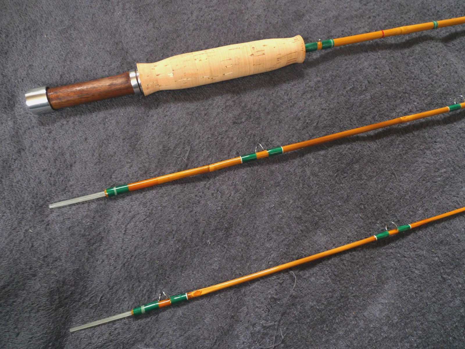 [Japanese Marutake flyrod] 6’7″ #3 3pc-unused ‘yatake bamboo’ flyrod