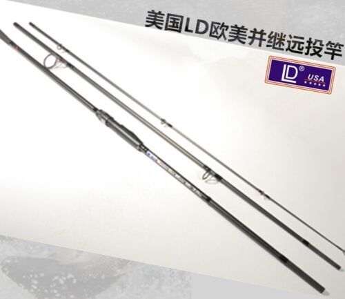 12′ &13′ Long Cast Carp Fishing Rod-3 Section Fishing Carbon Fiber Comfort Grip！