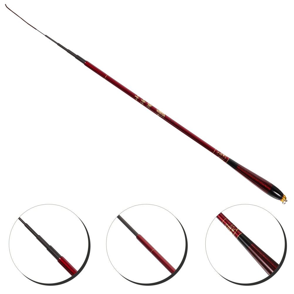 Compact Telescopic Fishing Rod Adjustable Lightweight Pole 160 cm
