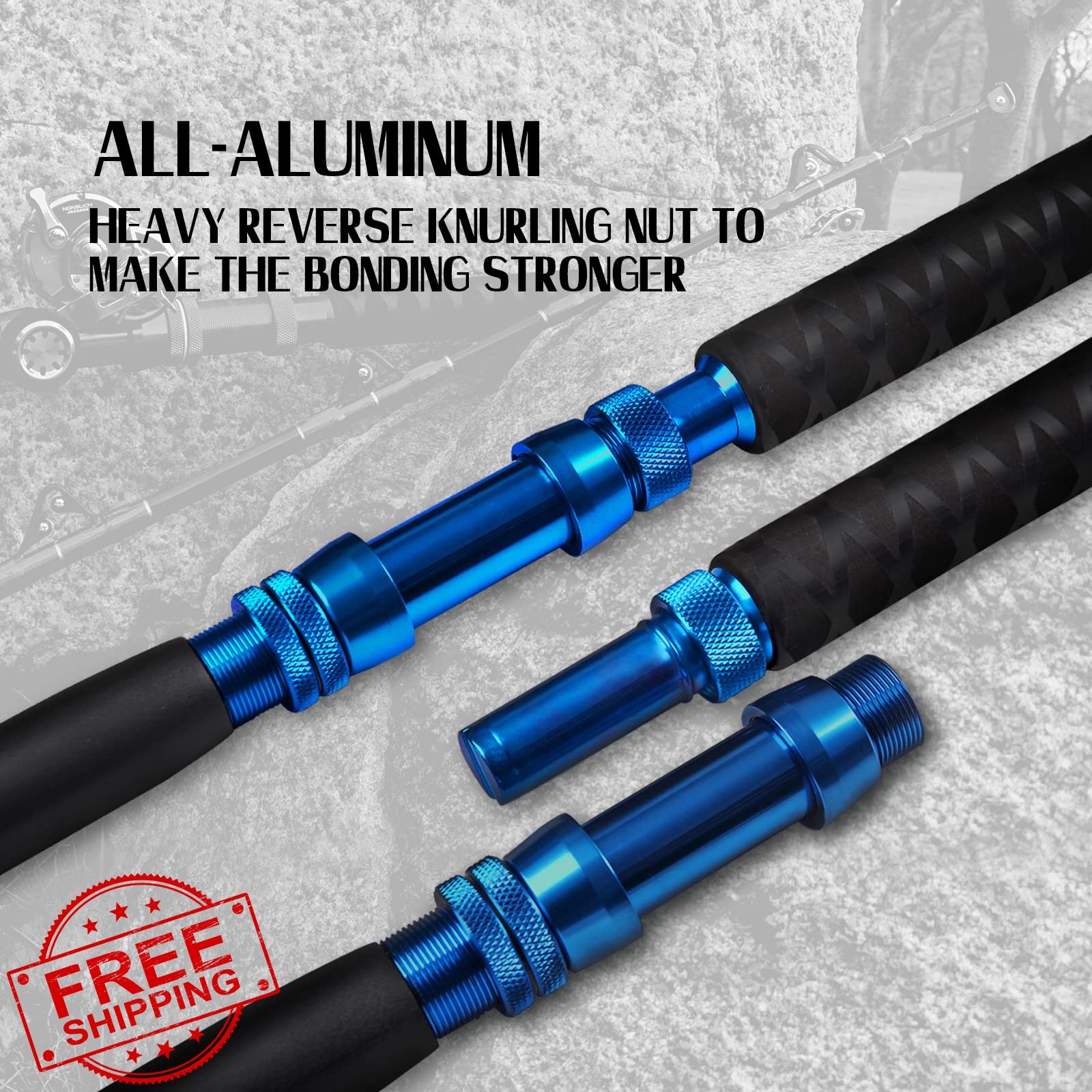 Fiblink 5’6″ 30-50lb straight butt trolling rod