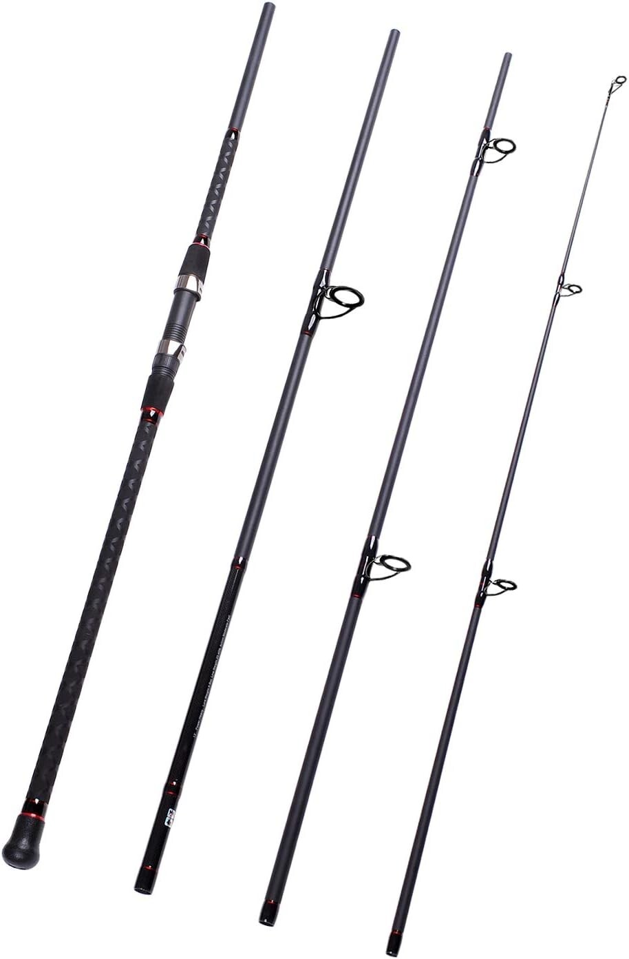 Lightweight 11ft Surf Spinning Fishing Rod with Non-Slip Handle & Durable Guides