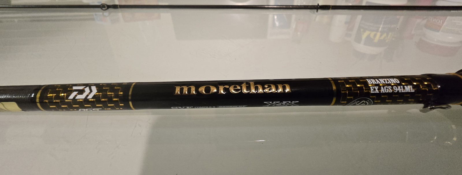 Daiwa Morethan Branzino EX AGS 94LML Fishing Rod Black Gold 30 grams