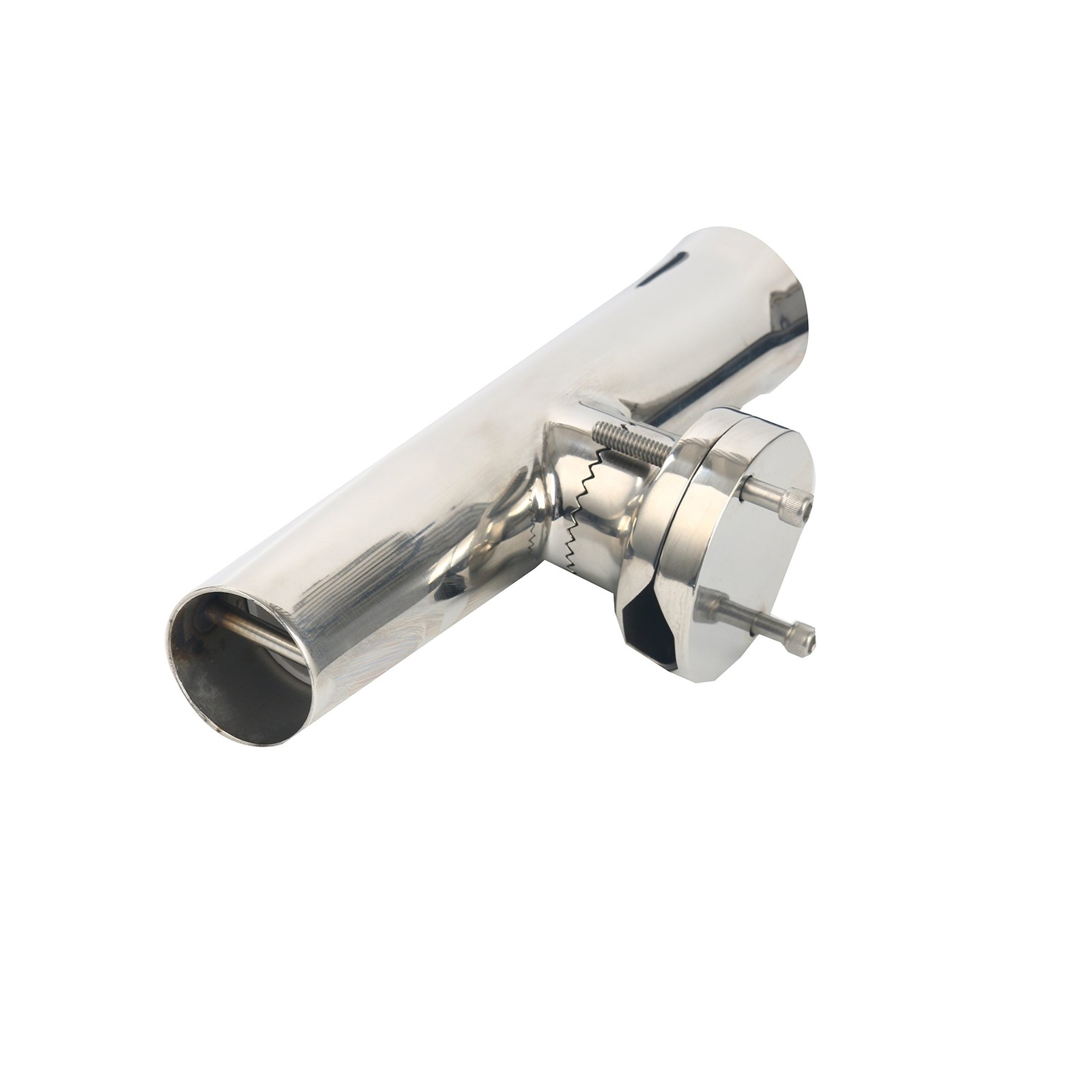 Amarine Made 2Pcs Fishing Rod Holder Stainless Tournament Style Clamp On Rod