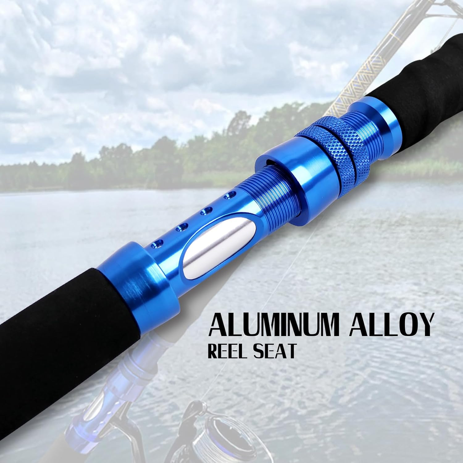 Saltwater Graphite Jig Jigging Spinning Fishing Rod Deep Sea Jig Pole 5’6″/6′
